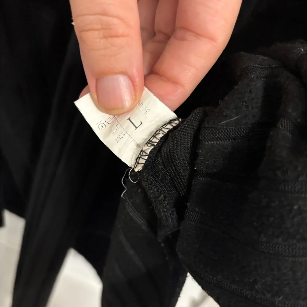 Black Ribbed Maternity Set - Picture 9 of 9